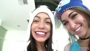 Riley Reid & Veronica Rodriquez's - Slobber River BJs