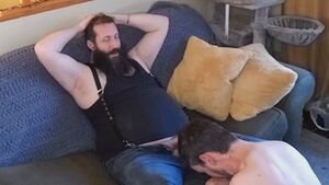 Gay Otters Bear Beard Cock Worship