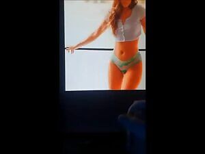 First ever cum tribute over Barbara Palvin, enjoy!