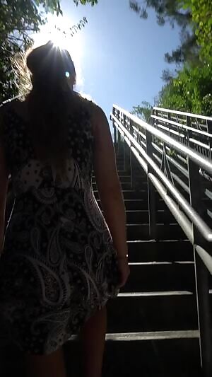 Nothing's more freeing than wearing no panties under my sundress :)