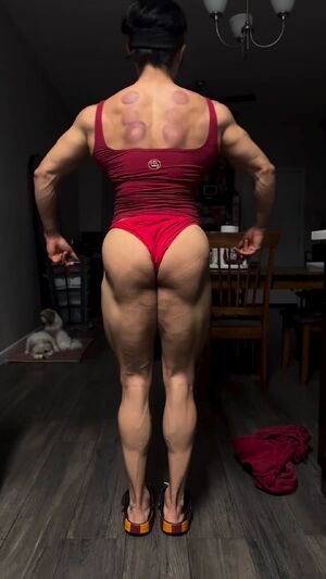 Fit Petite Bodybuilder Fitness Muscular Girl