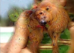 Tiffany Towers - Tentacles + Kiwi Birds #DeepDream