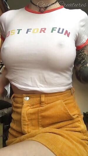 Should I wear this top out without a bra? 👼🏻