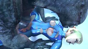 Samus and the Alien
