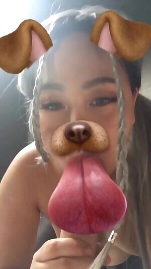 Cute teen snapchat blowjob