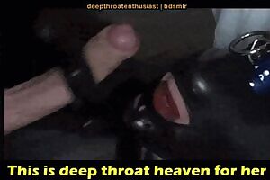 A perfect deep throat for her