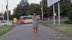 Lada nude in the streets