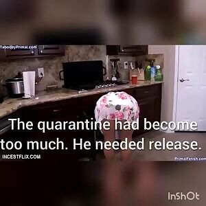 Mom gets turned into her sons quarantine fucktoy