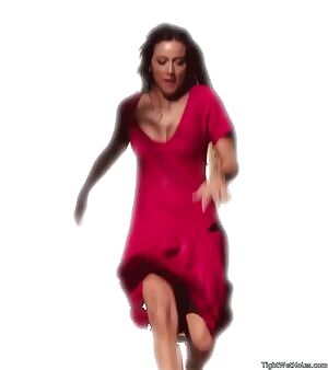 bouncing boob babe