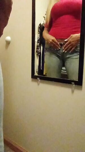 42. I absolutely love watching myself in my closet mirror!! Do you like watching me too?? ❤️💋💋❤️