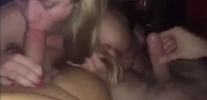 Watching Cucks Amateur Cuckold Double Blowjob
