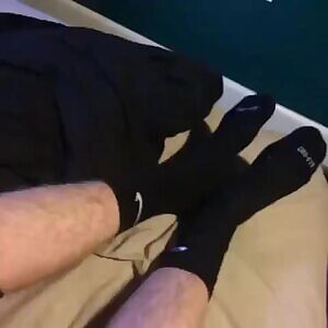Swoosh socks