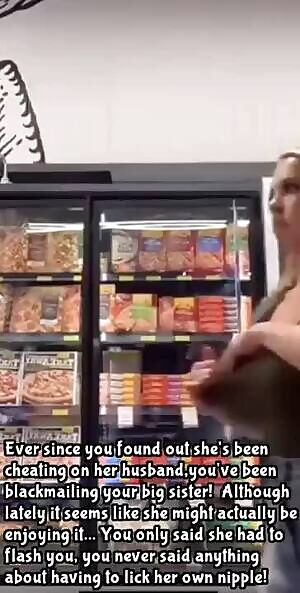 blackmailing your big sister is so much fun!