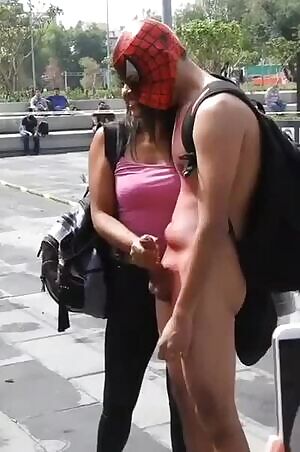 Random girl on the street helped to cum.