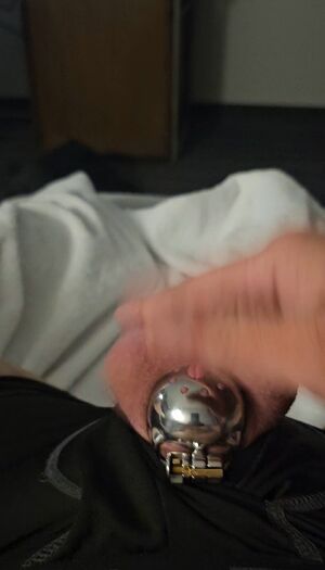Sissygasm Blacked CBT Caged Chastity