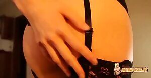 garter belt and booty