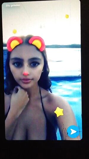 She sent me snapchats for showing her big boobs