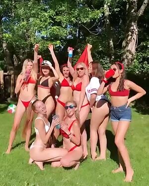 Canadian teens sure know how to party