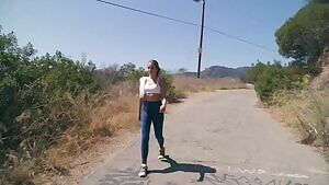 walking in slo mo