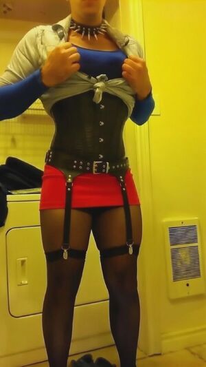 Tight leggings Bathroom Crossdressing Femboy Pantyhose