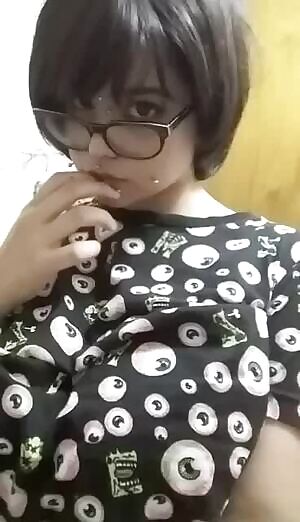 Amazing cute goth girl