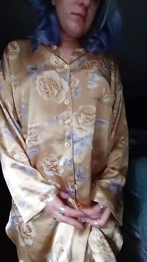 Pink satin back cage panties with cotton gusset