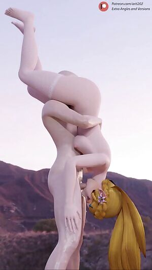 Princess Zelda blowjob