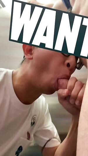 Sucking Muscle Jock’s Cock in Public