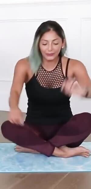 Tiff on Yoga Mat