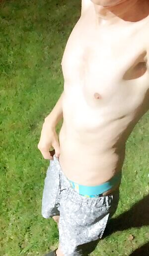 Was coming back from a festival last weekend. Hoped I looked great in my undies as my shorts were a bit loose on my waist. 😂