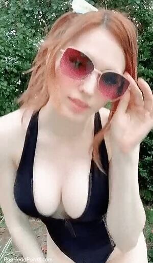 Sexy Redhead Teen Teasing