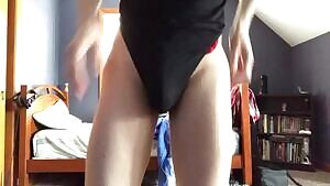 Posing in my favorite leotard