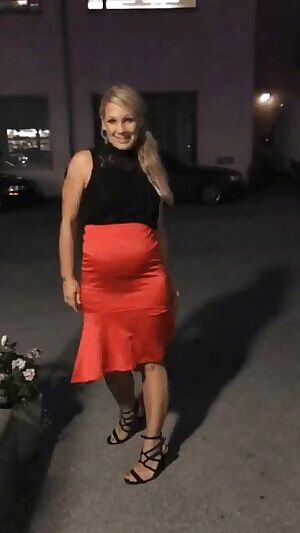 My wife in motion