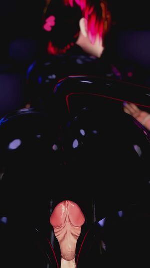 Vtuber Animation Cute Demon Dominatrix