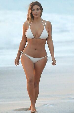 white bikini