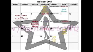 It's First of the Month! The Sub Calendar Is Up! ~ October 2019🔊