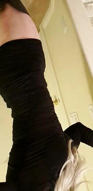 On your knees slave