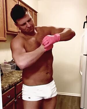 Just a little bit of cleaning