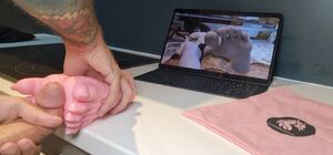 Silicone Fantasy Cum On Feet Fucktoy
