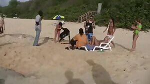 Eating out on the beach