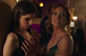 Who wants to share Anna Kendrick's cleavage while Brittany Snow squeezes?