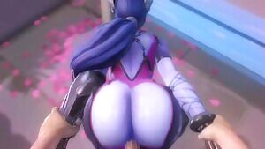 Fucking Widowmaker from behind