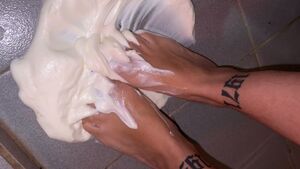 Nail fetish Cum On Feet Foot