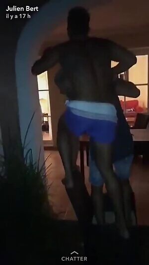 Pantsed while hanging