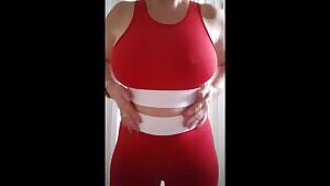 I think I better put another sports bra on before i go jogging 😉 xx 55yo  🇦🇺