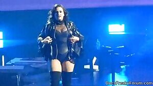 Demi Lovato walking away