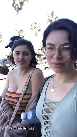 Lia Marie Johnson needs to show her giant tits