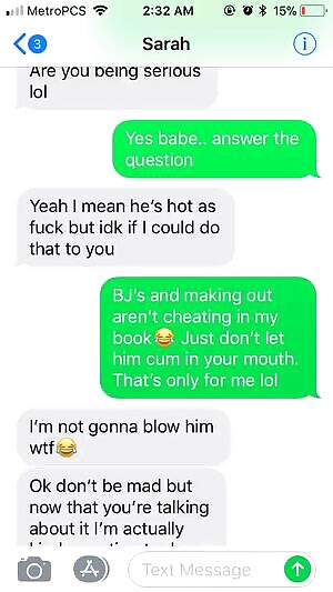 She doesn’t know I’m into it yet, I’m kind of trying to feel her out to see what she thinks