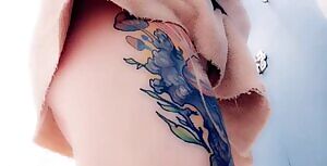 Drying off & playing with myself in the gym showers