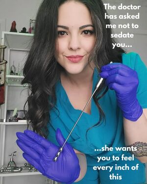 Medical Gloves Caption Femdom Nurse Sounding